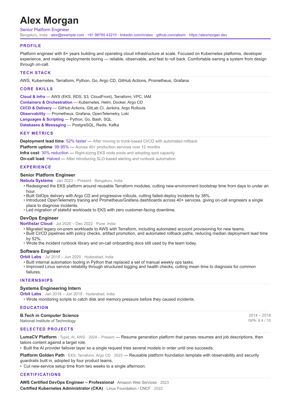 Corestack template preview
